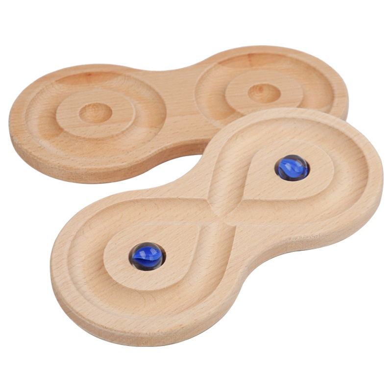 Woodworking Kids Toys - Bambini Sinistra Destra Cervello Puzzle Palla