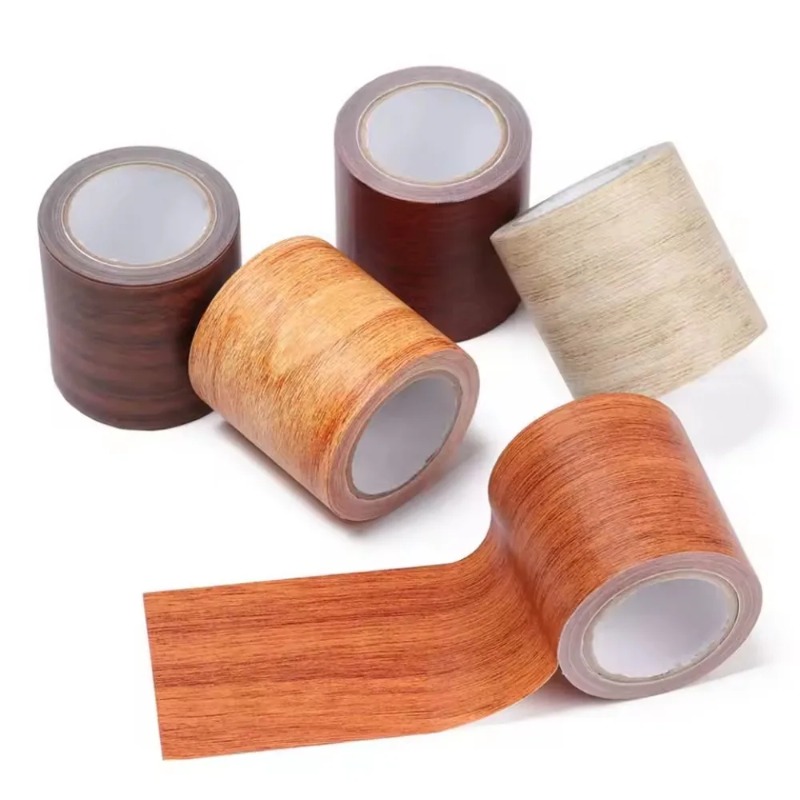 Xfasten Woodworking Tape - Nastro Adesivo Effetto Legno Realistico 4,5M/Rotolo