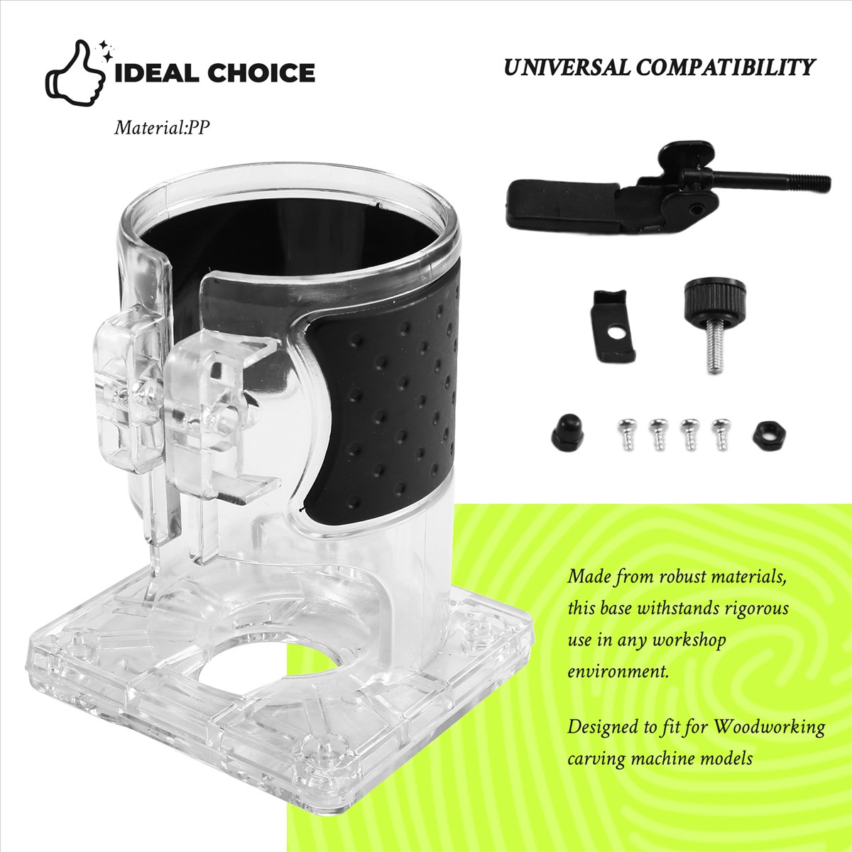 Woodworking Routers - Base per Fresatrice A88M, Base Universale
