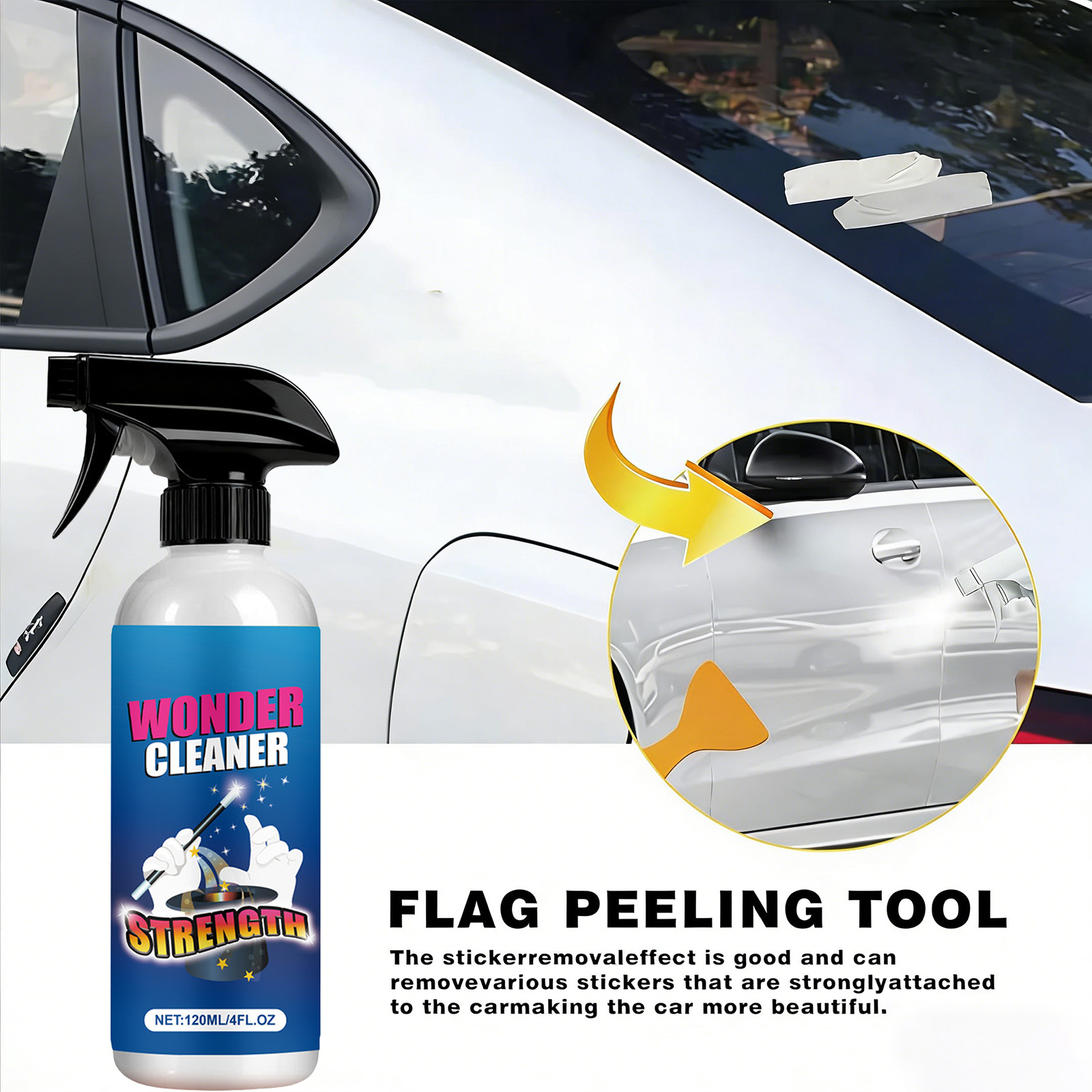 Xfasten Woodworking Tape - Spray Potente per Rimozione Adesivi, Rimuovi