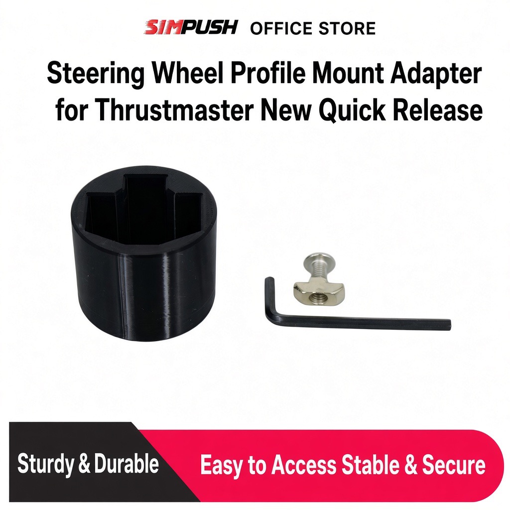 Woodworking Vice Quick Release - Supporto per Volante SIMPUSH per Thrustmaster,