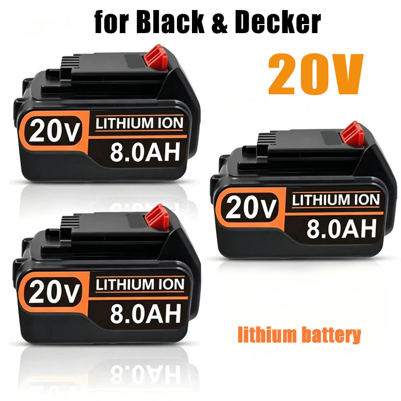 Black+Decker Tool Cordless - Batteria di ricambio 20V 3.0Ah 4.0Ah