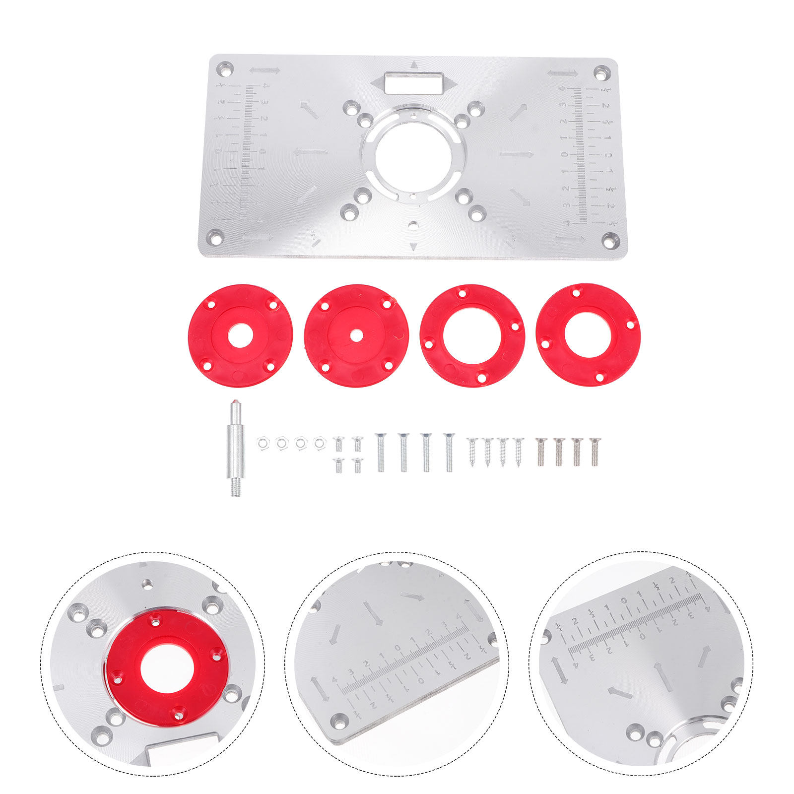 Woodworking Routers - 1 set 1 set Piastra di