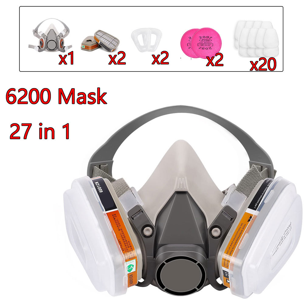 Woodworking Respirator - Maschera Antigas 6200 per Verniciatura Veicoli