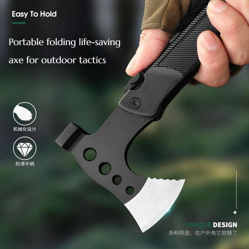 Woodworking Hatchet - Nuovo Ascia Multifunzionale Pieghevole con Manico