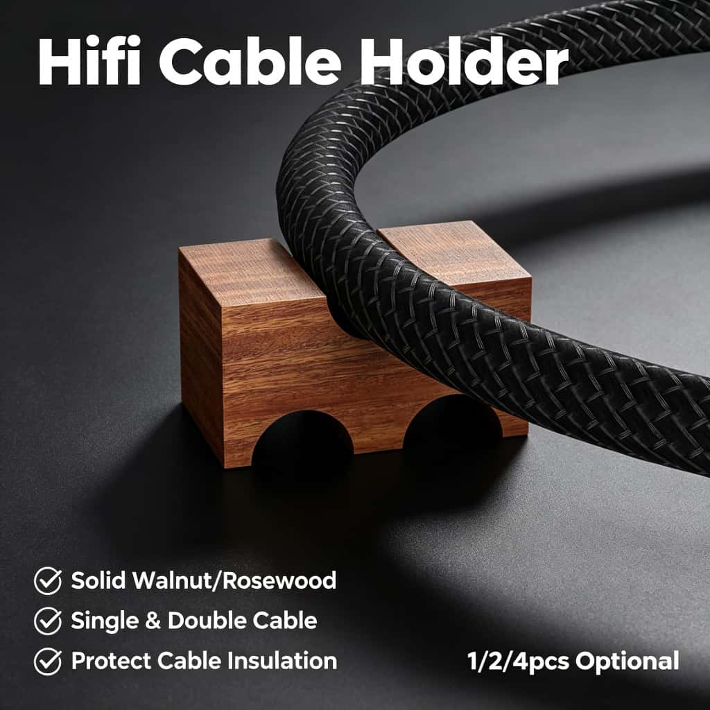Woodworking Joint Types - Supporto per Cavi Audio in Legno