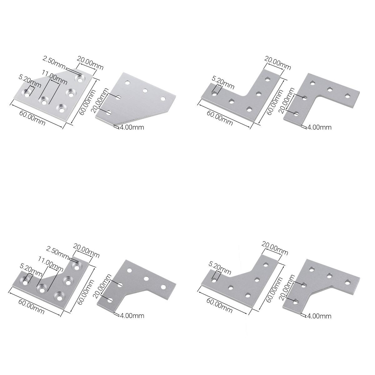 4 pezzi/lotto Connettore angol - Woodworking Joint Types recensione e prezzo