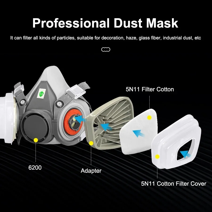 6200 Maschera antipolvere Mezz - Woodworking Respirator recensione e prezzo