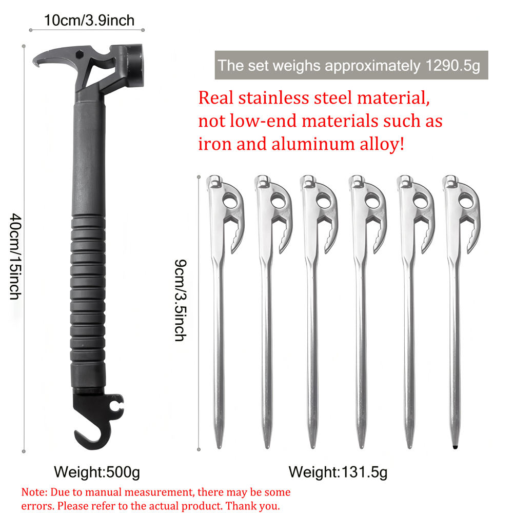 1/6/7PCS, Martello multifunzio - Woodworking Hatchet recensione e prezzo