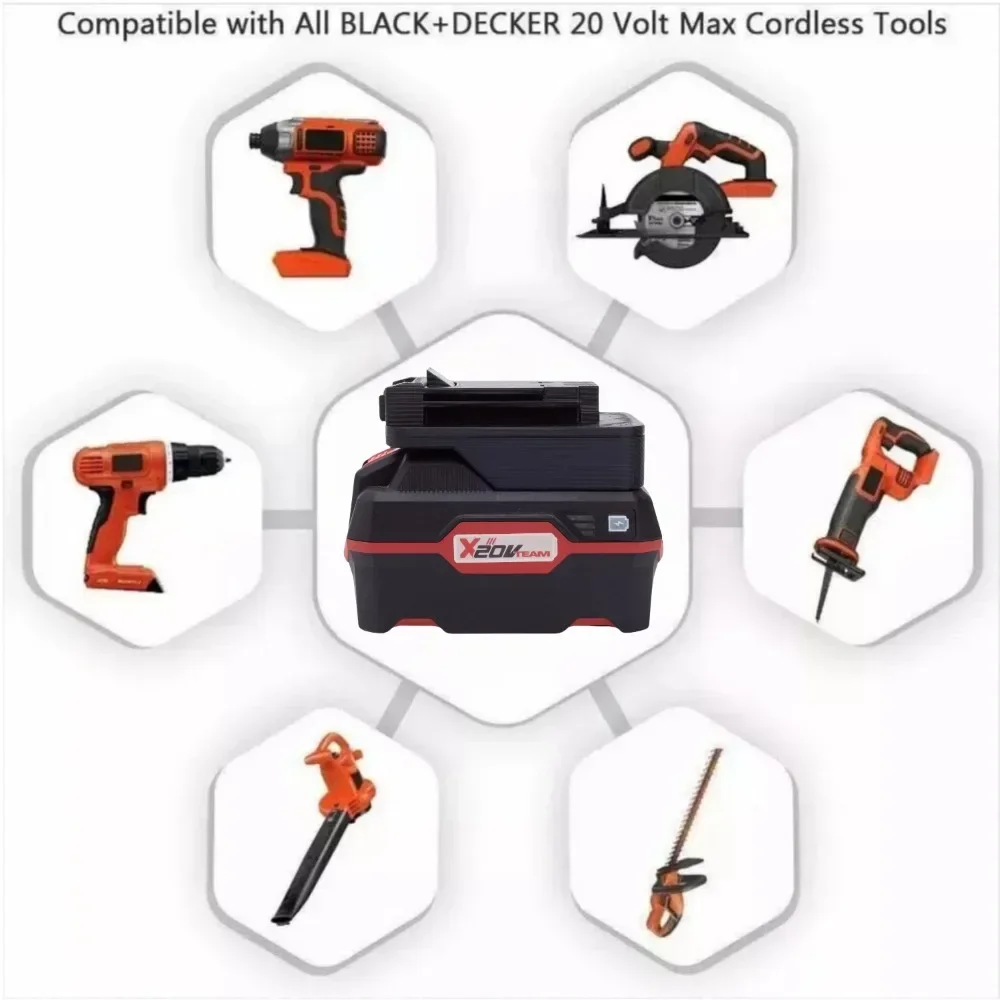 1 X Adattatore/Convertitore ba - Black+Decker Tool Cordless recensione e prezzo