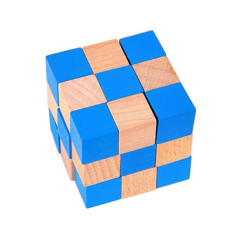 Cubo Quadrato Snake Cube in Le - Woodworking Kids Toys recensione e prezzo