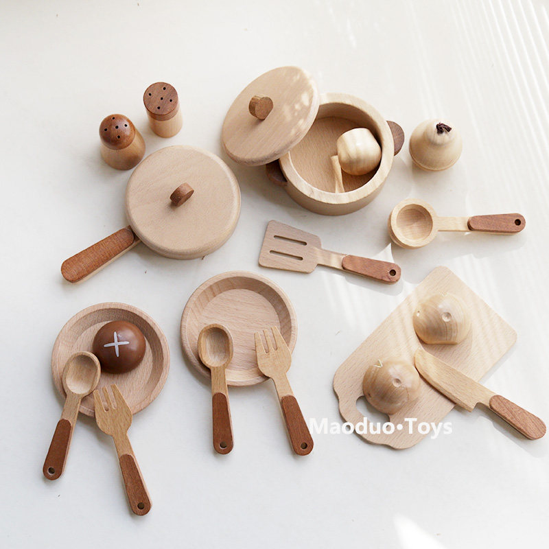 Maoduo Toys Set da Cucina in L - Woodworking Kids Toys recensione e prezzo