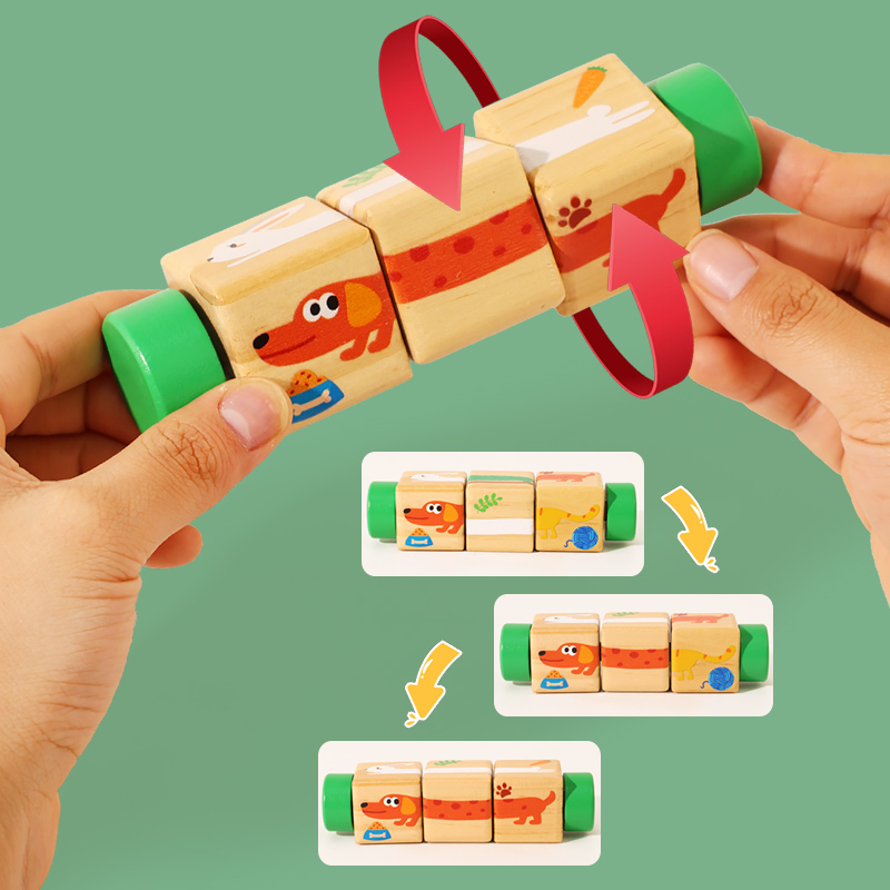 1 pz Giocattolo Puzzle Girevol - Woodworking Kids Toys recensione e prezzo