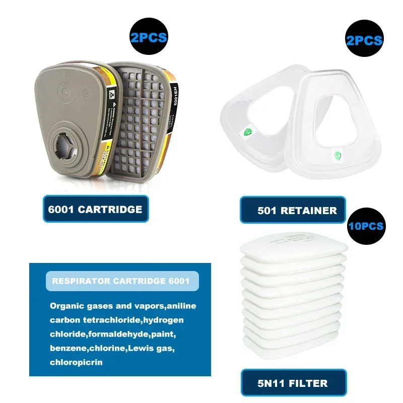 6001 6006 Cartuccia Respirator - Woodworking Respirator recensione e prezzo