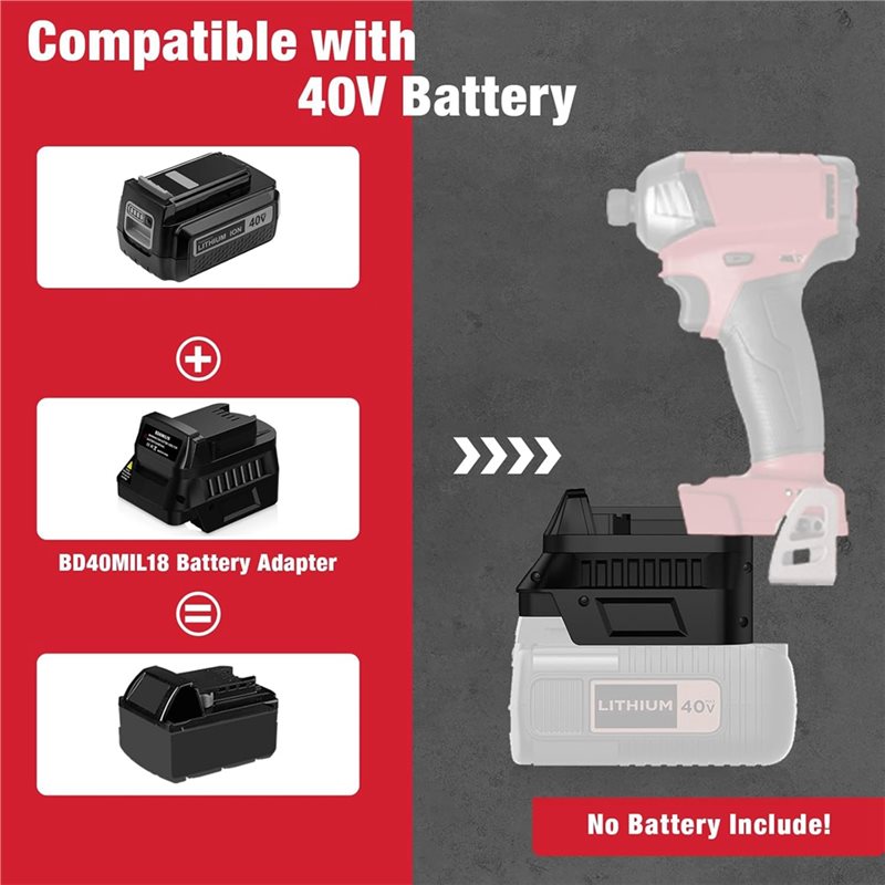 B62B-Adattatore batteria per u - Black+Decker Tool Cordless recensione e prezzo