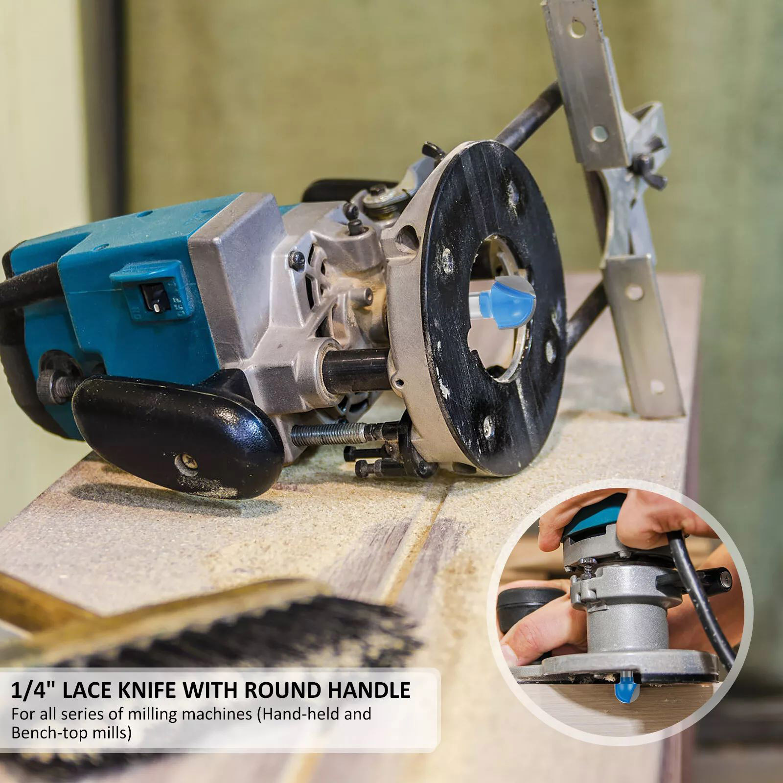 Set di 4 frese a punta tonda c - Woodworking Kickback recensione e prezzo