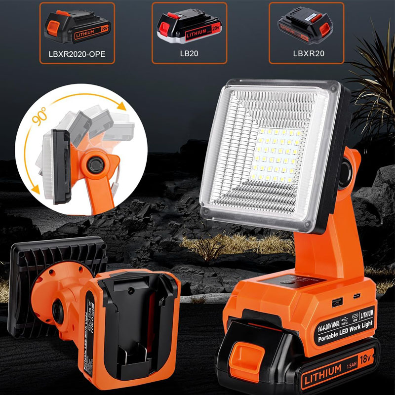 Lampada da lavoro a LED da 4 p - Black+Decker Tool Cordless recensione e prezzo