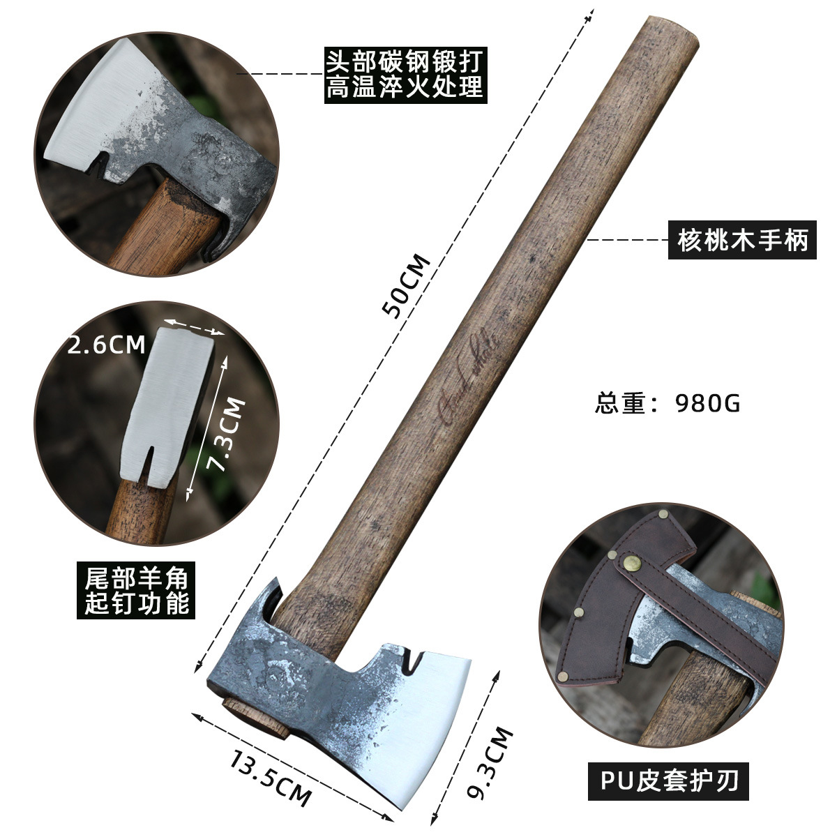 Ascia Tattica Multifunzionale  - Woodworking Hatchet recensione e prezzo