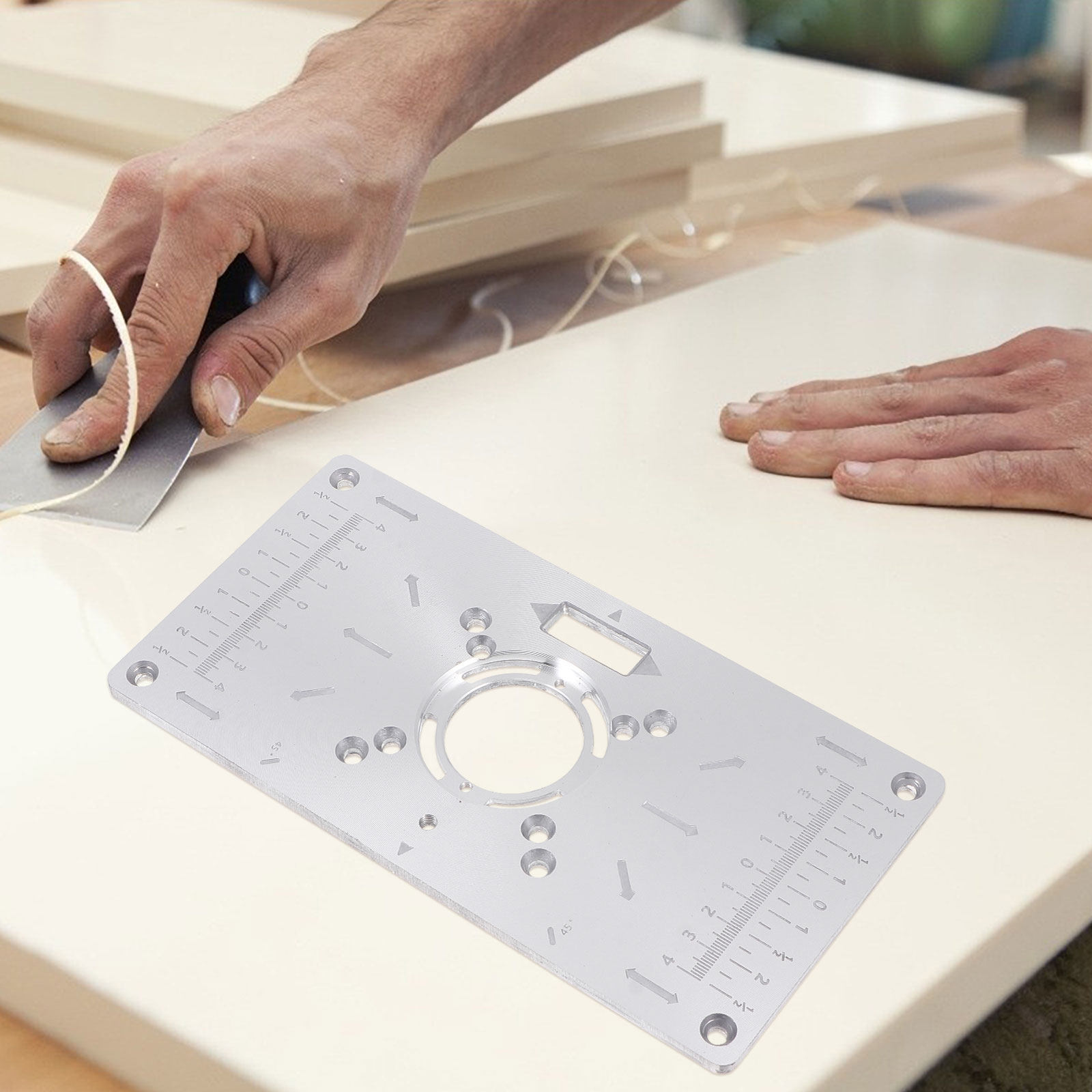 1 set 1 set Piastra di inserim - Woodworking Routers recensione e prezzo