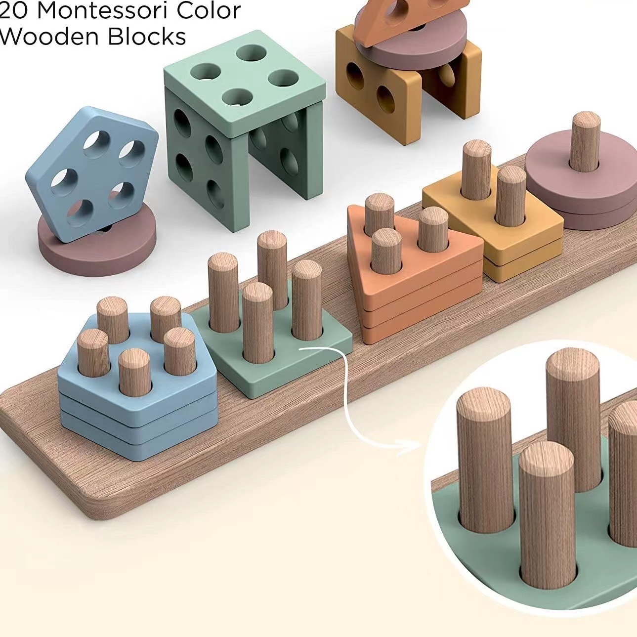 Giocattoli Montessori per 18+  - Woodworking Kids Toys recensione e prezzo